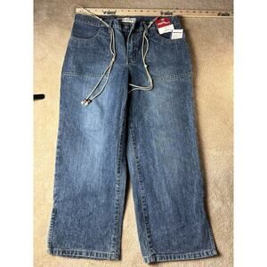 Faded Glory Women's Denim Capri Stretch Jeans Size 8